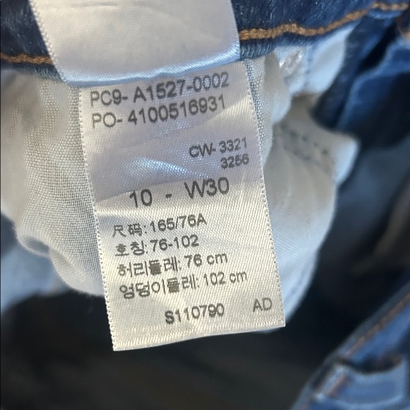 Women's Dark Blue Denim Shorts - Picture 3 of 3